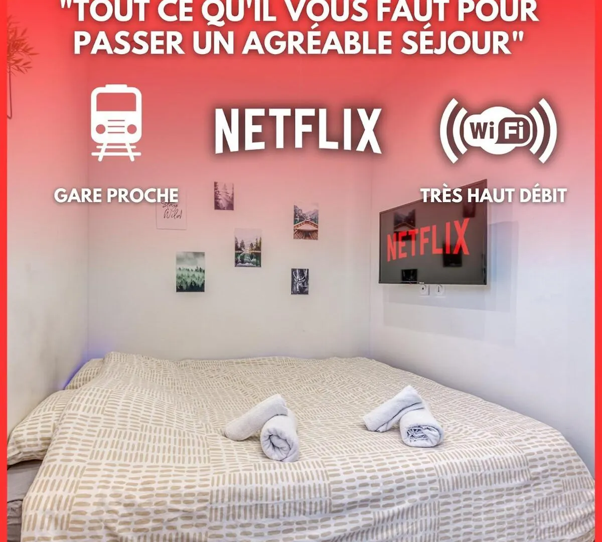 Studio Le Saphir Neuf & Cosy - Gare Parilly Venissieux
